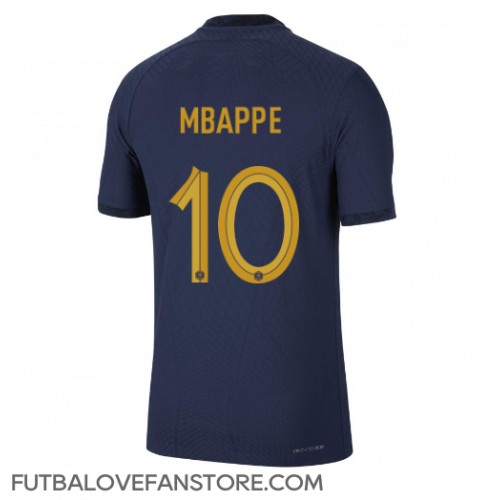 Francúzsko Kylian Mbappe #10 Domáci futbalový dres MS 2022 Krátky Rukáv